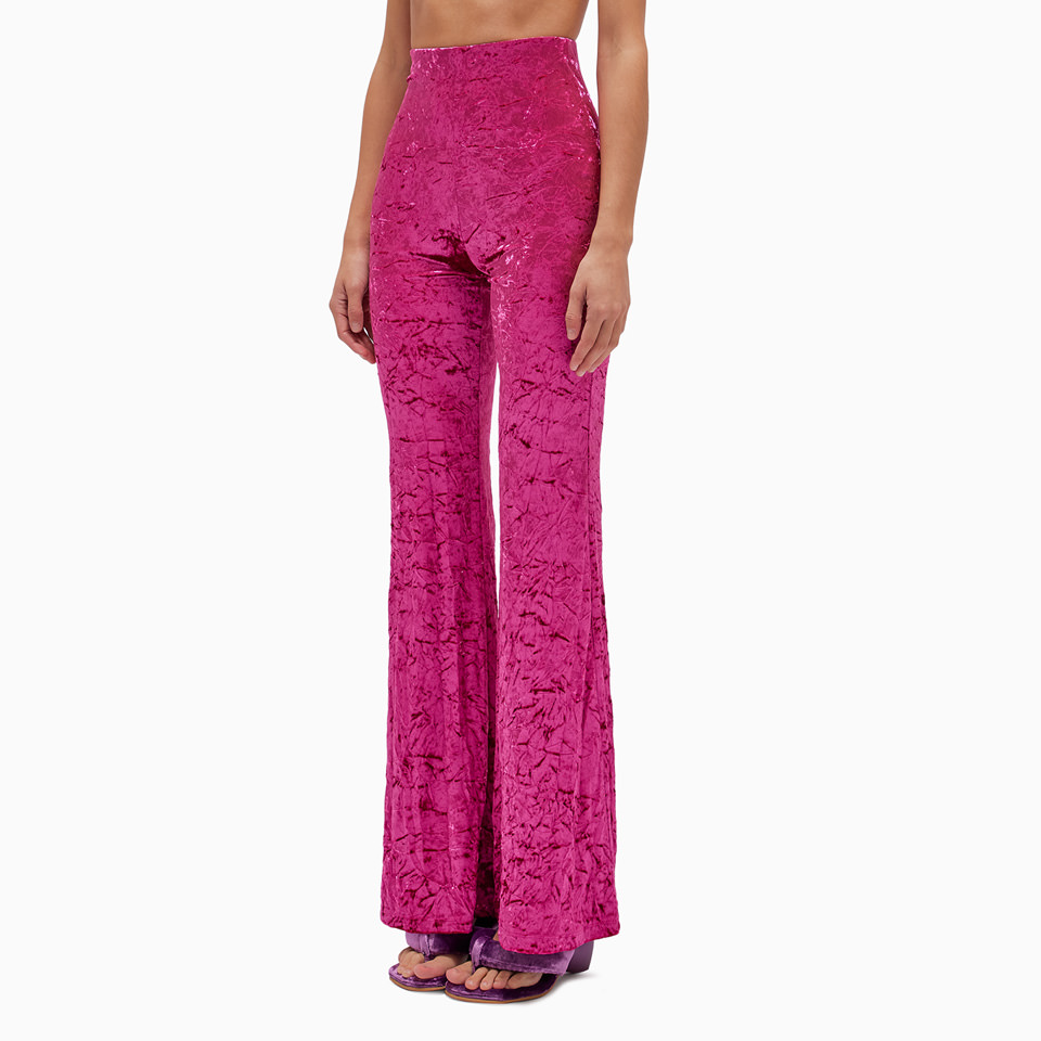 ROTATE: PANTALONE ROTATE FLARE VELVET