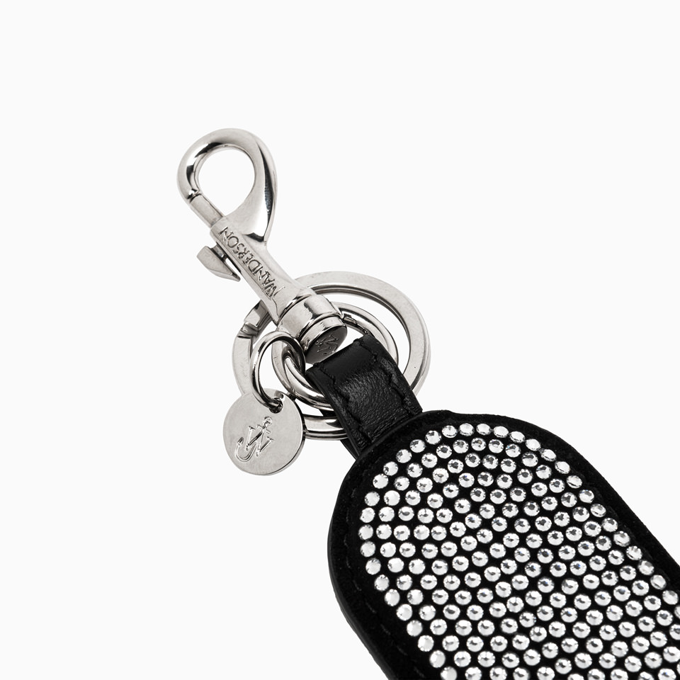 JW ANDERSON: JW ANDERSON CRYSTAL PENIS KEYCHAIN