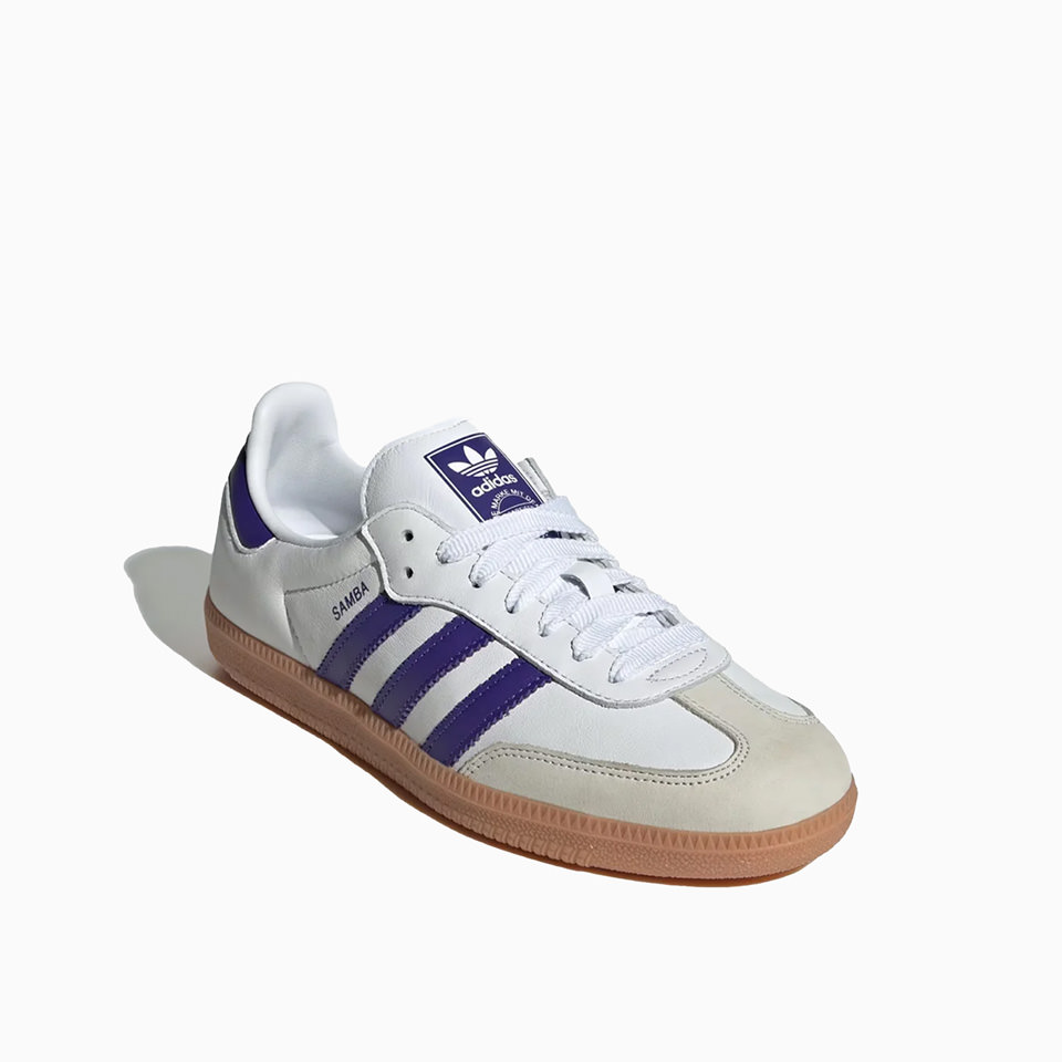 ADIDAS ORIGINALS: SNEAKERS ADIDAS ORIGINALS SAMBA OG 'WHITE PURPLE' IF6514