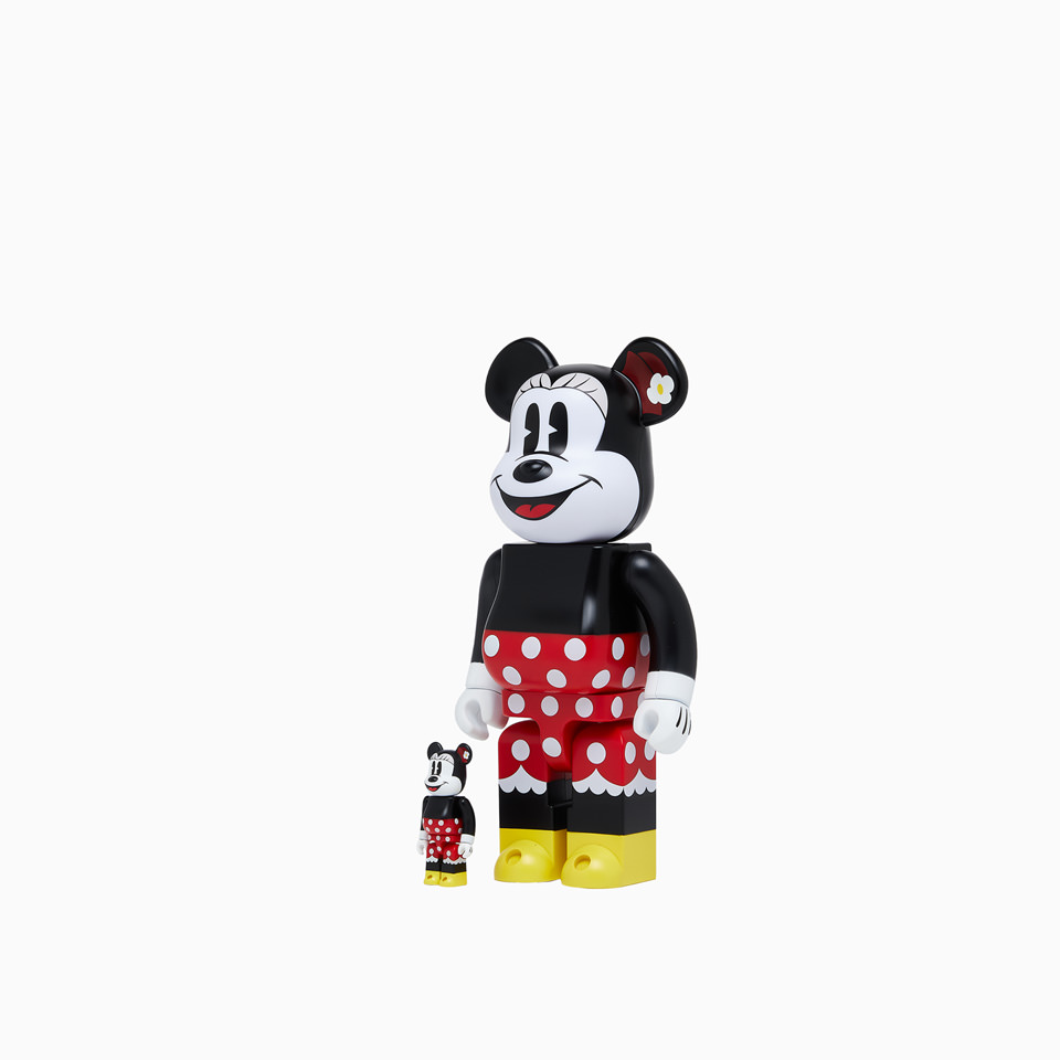 MEDICOM TOY: SET BEARBRICK MEDICOM TOY MINNIE MOUSE 100%-400%