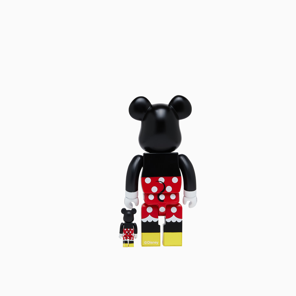 MEDICOM TOY: SET BEARBRICK MEDICOM TOY MINNIE MOUSE 100%-400%