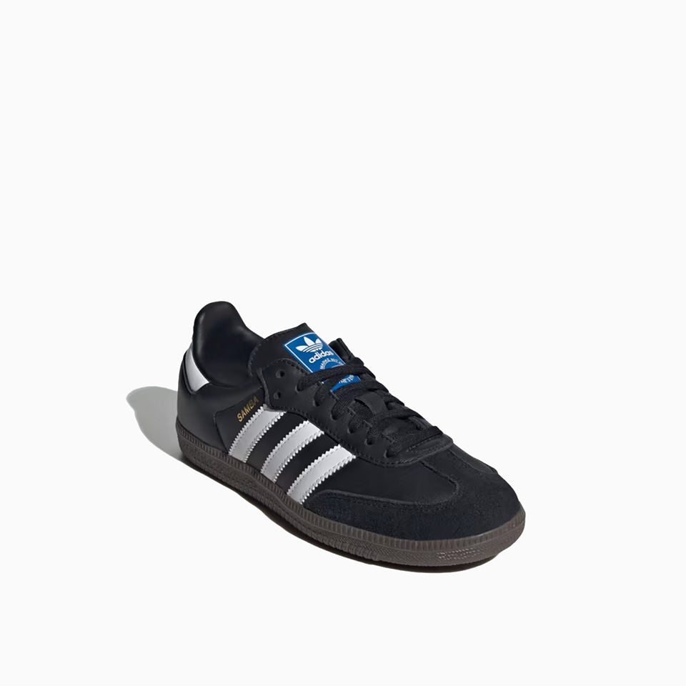 ADIDAS ORIGINALS: ADIDAS ORIGINALS KIDS SAMBA OG J SNEAKERS IE3676