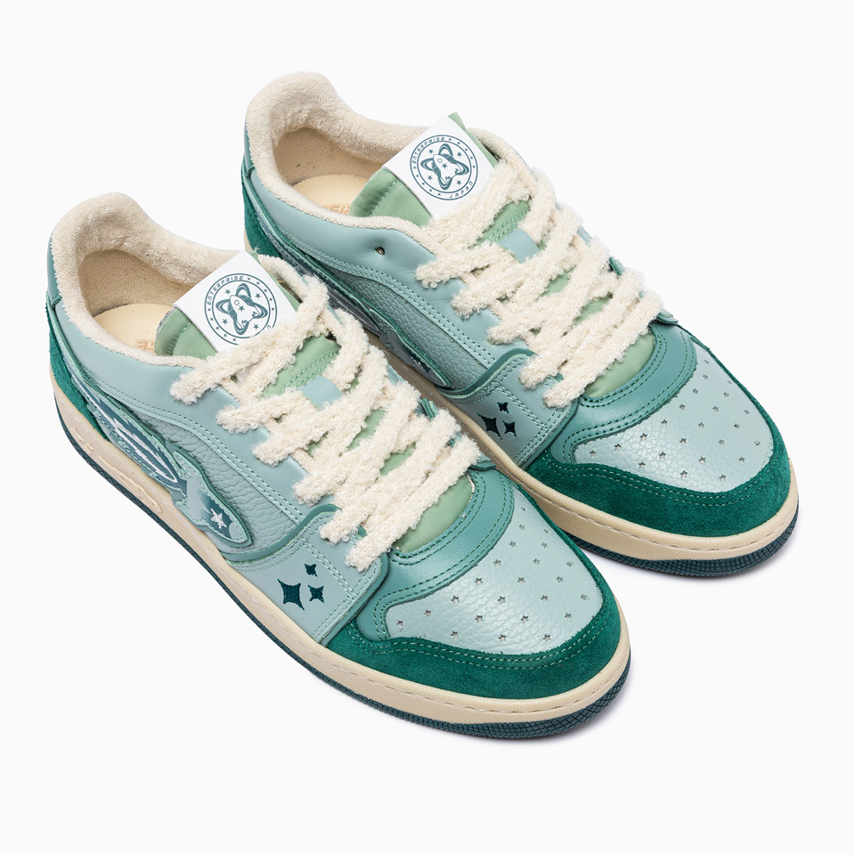 ENTERPRISE JAPAN: ENTERPRISE JAPAN EGG ROCKET LOW SNEAKERS