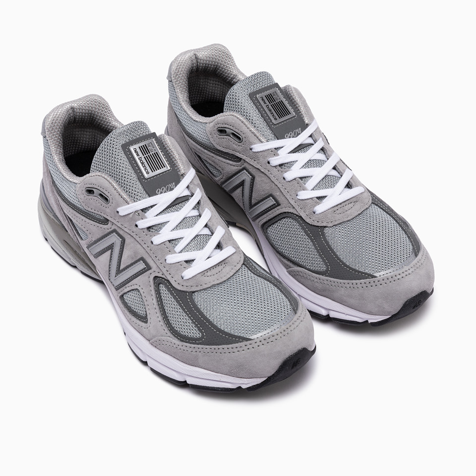 NEW BALANCE: NEW BALANCE MADE IN USA 990V4 SNEAKERS U990GR4