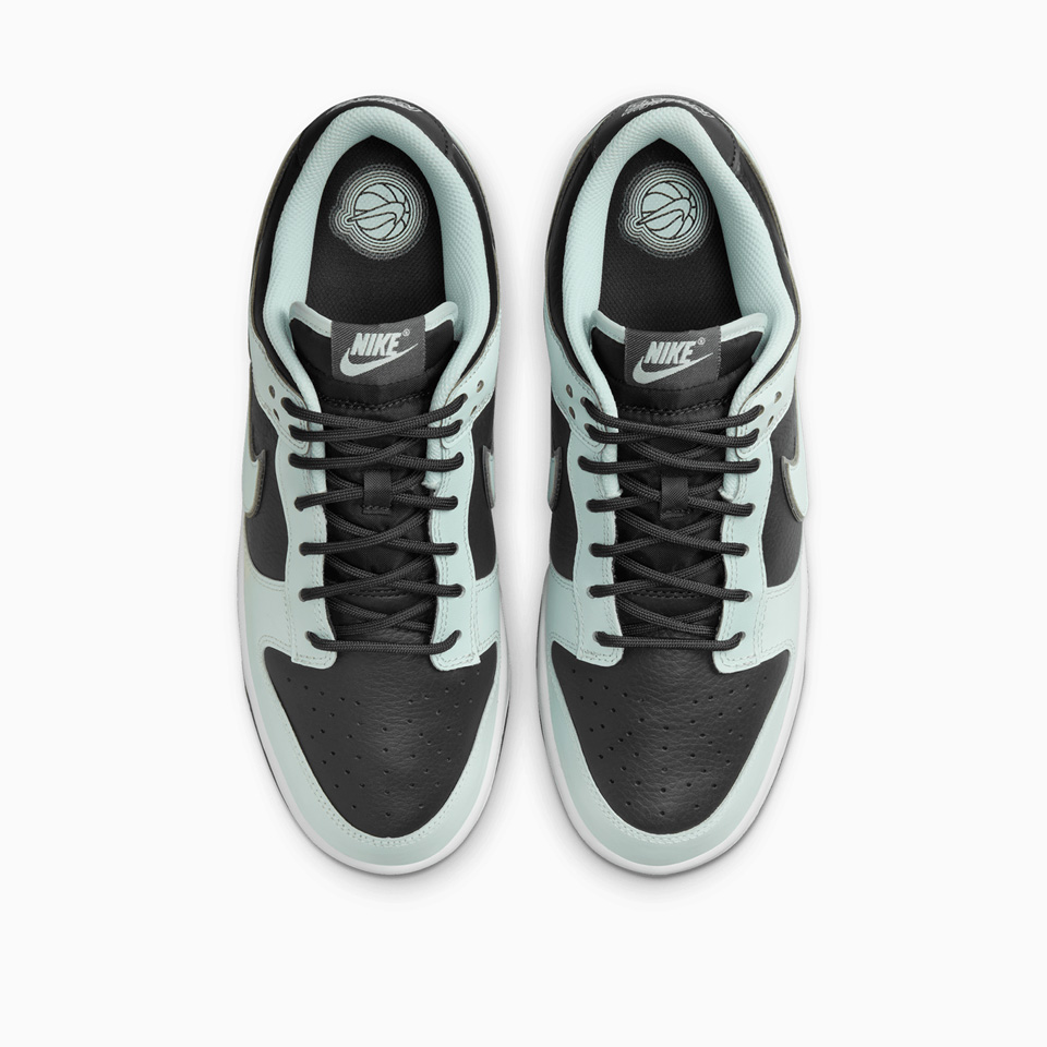 NIKE: NIKE DUNK LOW RETRO 'DARK SMOKE GREY- BARELY GREEN' SNEAKERS FZ1670-001