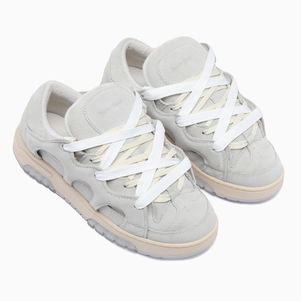 SANTHA: SANTHA MODEL 1 SNEAKERS SUEDE LIGHT-GREY