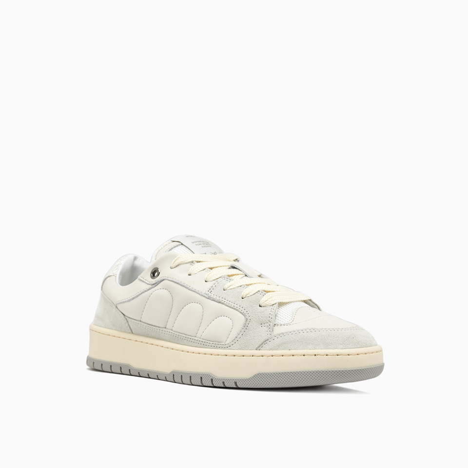 SANTHA: SANTHA MODEL 2 SNEAKERS LEATHER WHITE