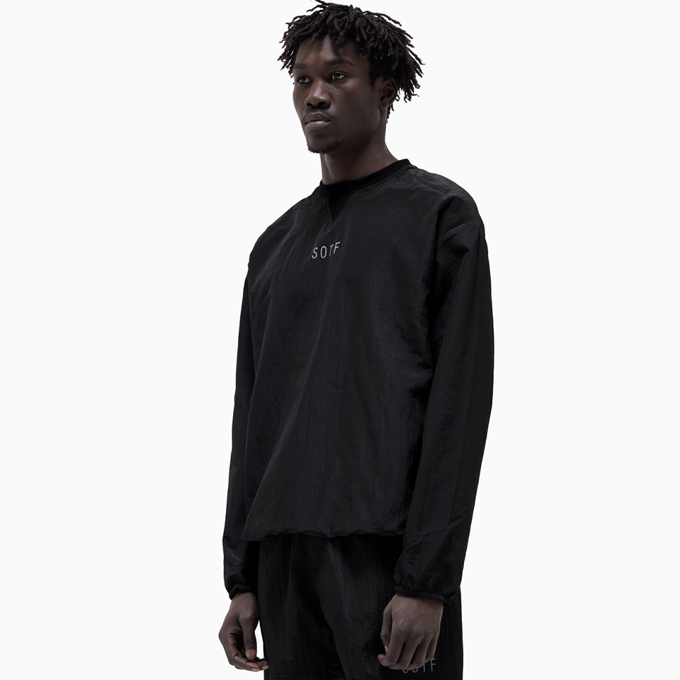 SOTF: WINDBREAKER CREWNECK 'BLACK'