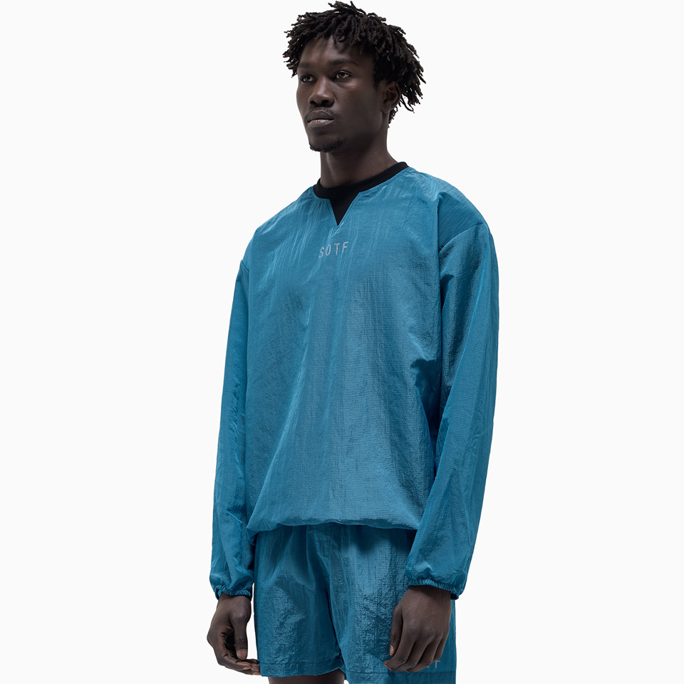 SOTF: WINDBREAKER CREWNECK 'CERULEAN'