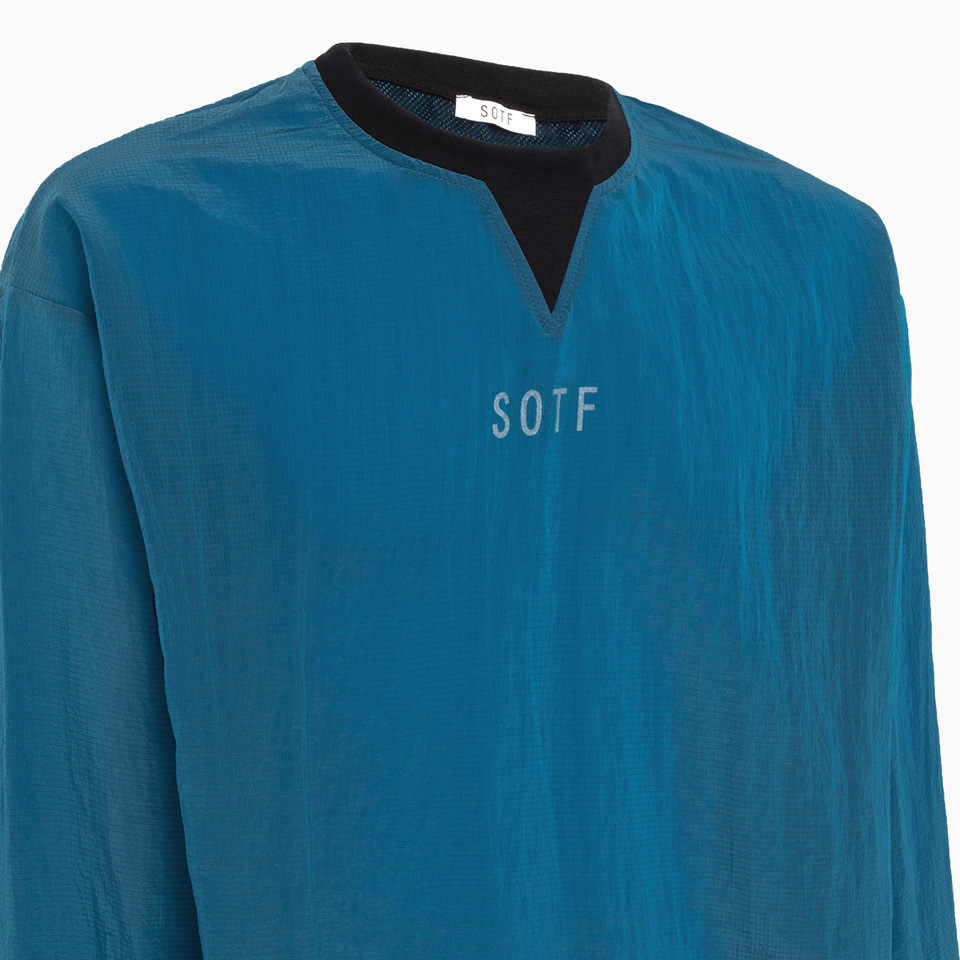 SOTF: WINDBREAKER CREWNECK 'CERULEAN'