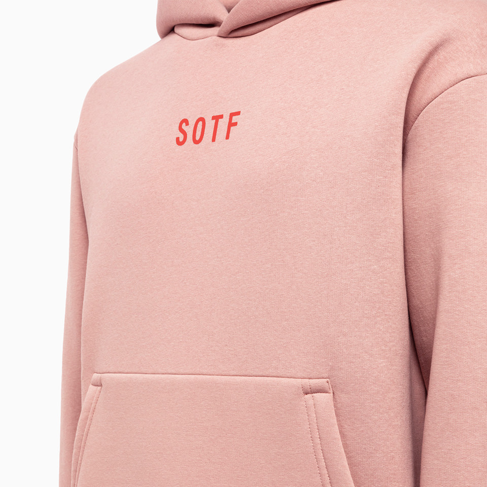 SOTF:  FELPA CON CAPPUCCIO 'PINK'