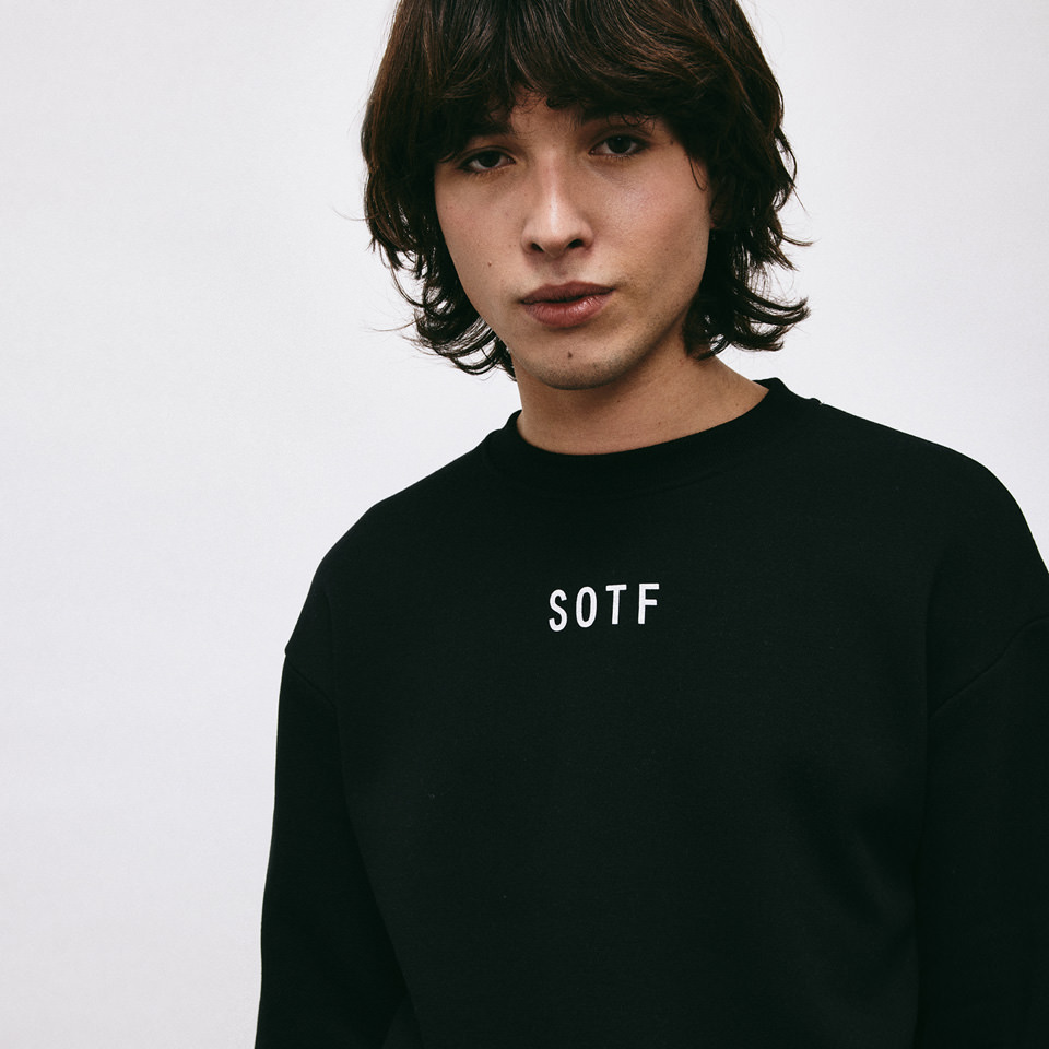 SOTF: CREWNECK SWEATSHIRT 'BLACK'