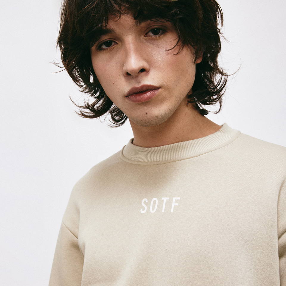 SOTF: CREWNECK SWEATSHIRT 'BEIGE'