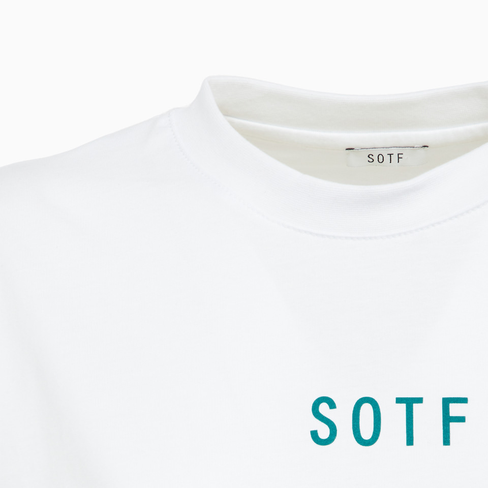 SOTF: CROP LOGO T-SHIRT 'WHITE'