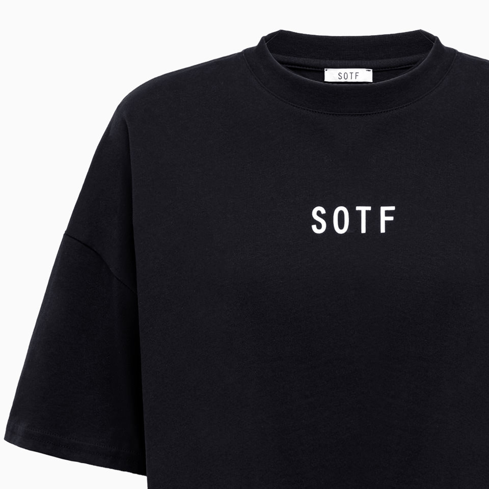 SOTF: CROP LOGO T-SHIRT 'BLACK'