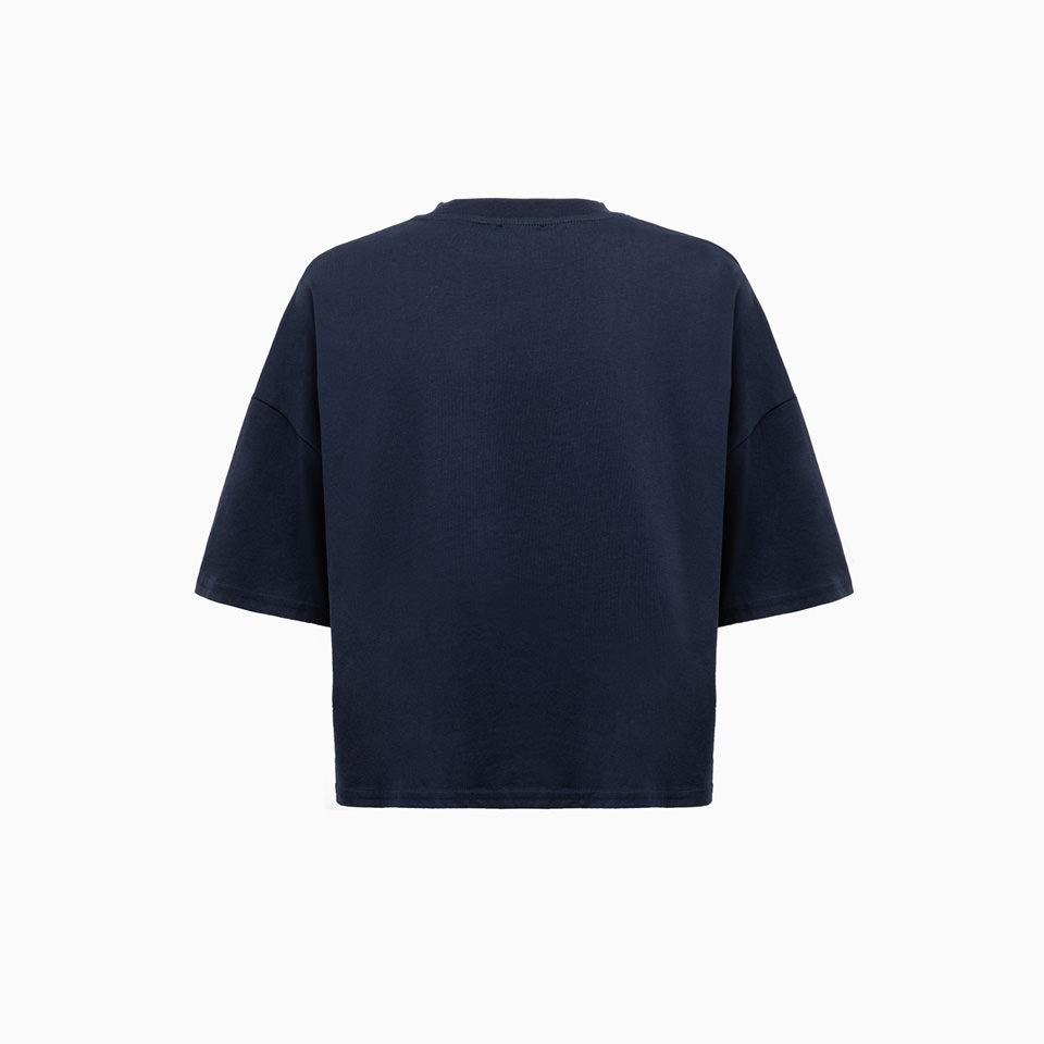 SOTF: CROP LOGO T-SHIRT 'NAVY'