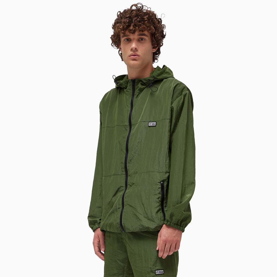 SOTF: WINDBRAKER HOODIE 'GREEN'