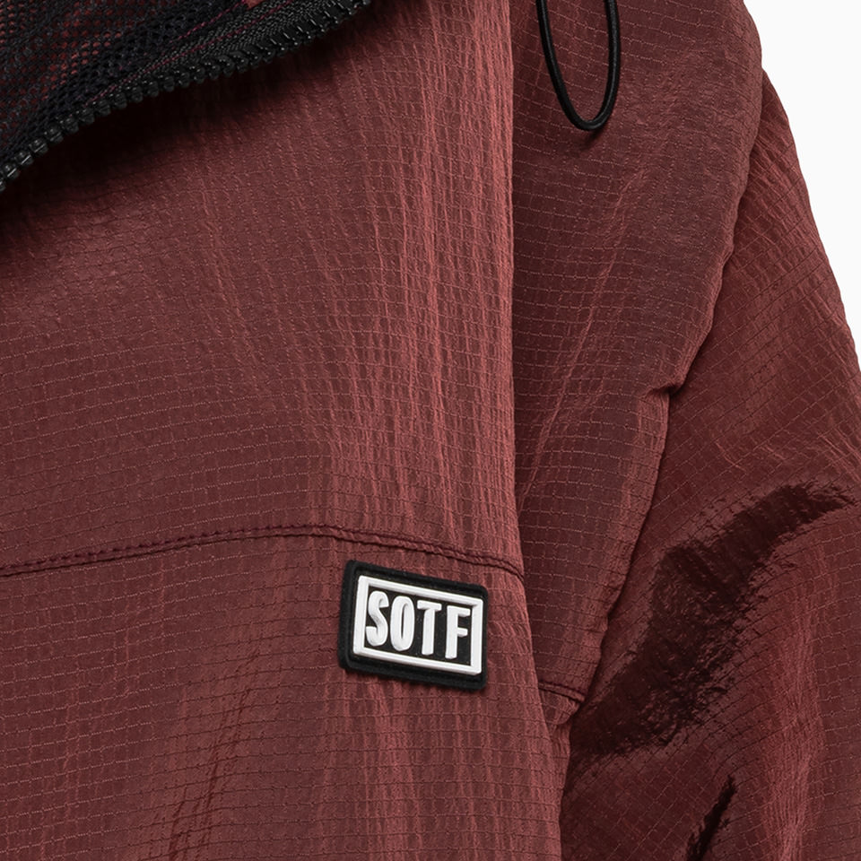 SOTF: 'BURGUNDY' WINDBREAKER HOODIE