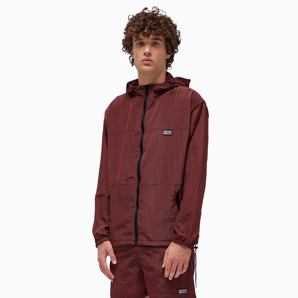 SOTF: 'BURGUNDY' WINDBREAKER HOODIE